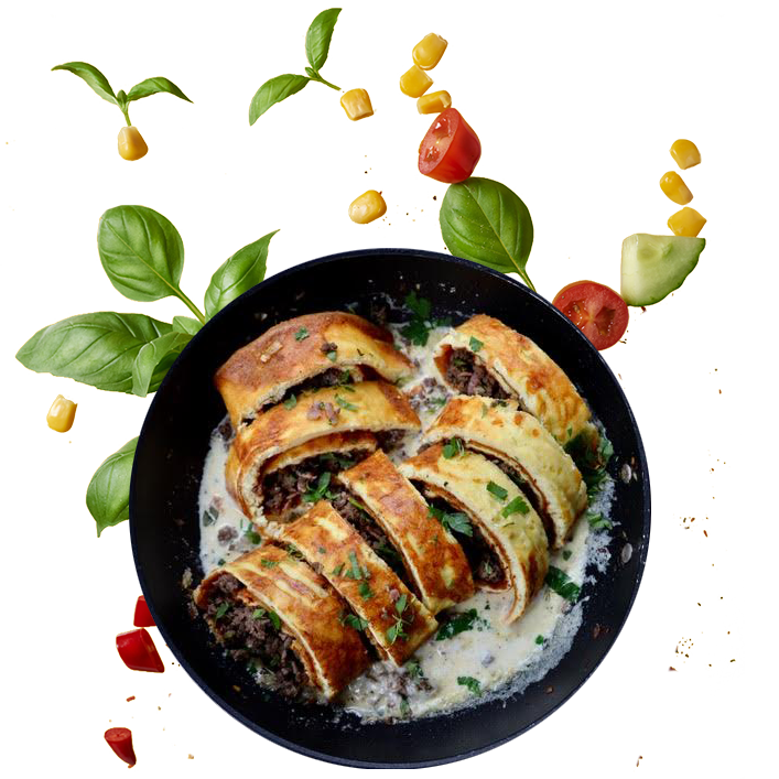 Munakasrulla-mausteilla